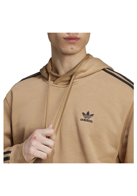Felpa con cappuccio Adidas Trefoil Essentials Cammello Nero Uomo ADIDAS ORIGINALS | Felpe | JY1377-
